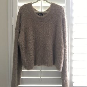 Fuzzy Mauve Sweater